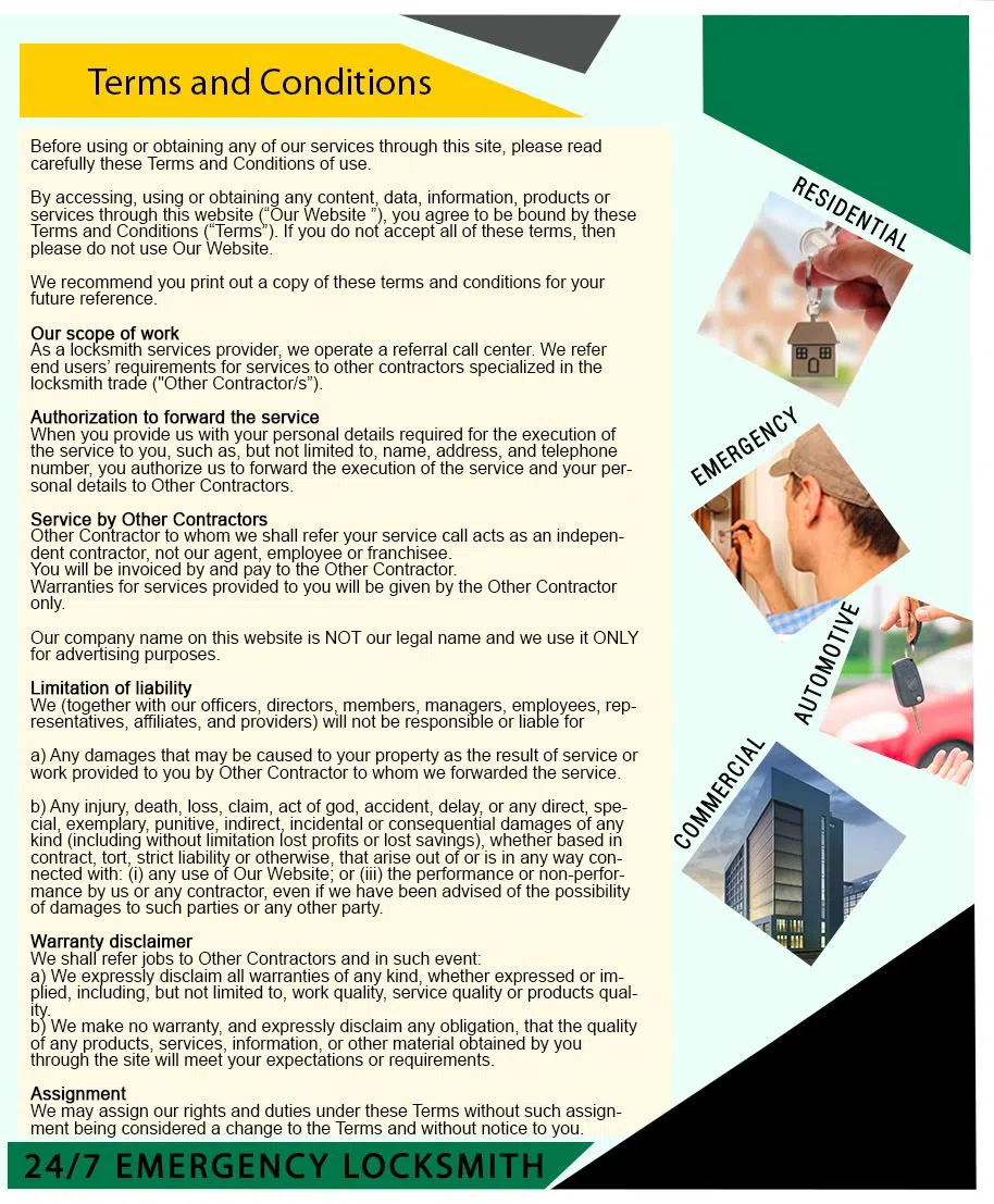 Amber Locksmith Store Dallas, TX 972-908-5993 - terms-and-condition-68-19mod